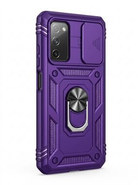 🔥NIB Purple Galaxy S20 FE 5G Screen Protector & Phone Case Set
